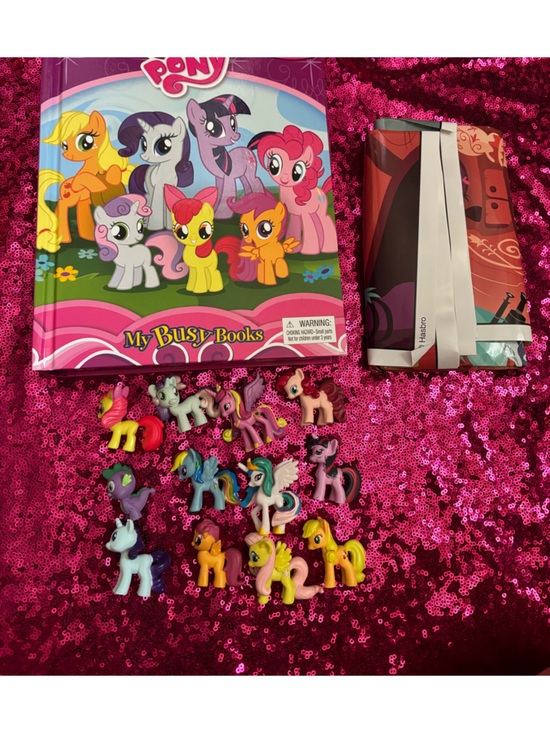 Other - Vintage My Little Pony Busy Book With All Pieces!